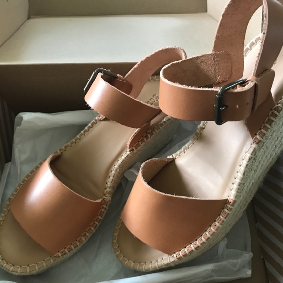 Soludos Minorca platform wedge espadrille sandals 9.5 - Picture 2 of 6